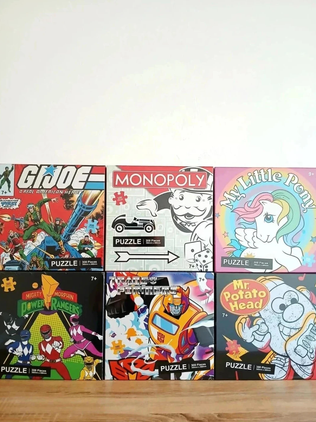 Lot de 6 Puzzles Hasbro 300 pièces